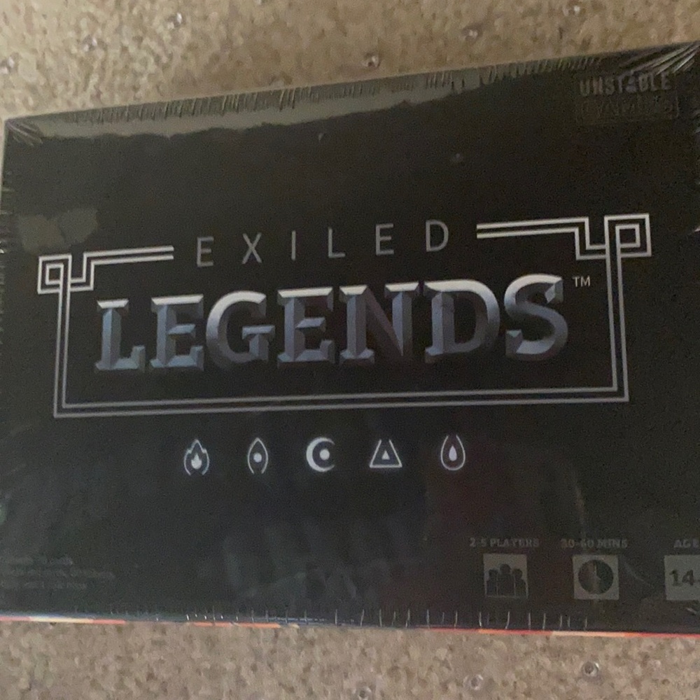 Exiled Legends Card Game New!